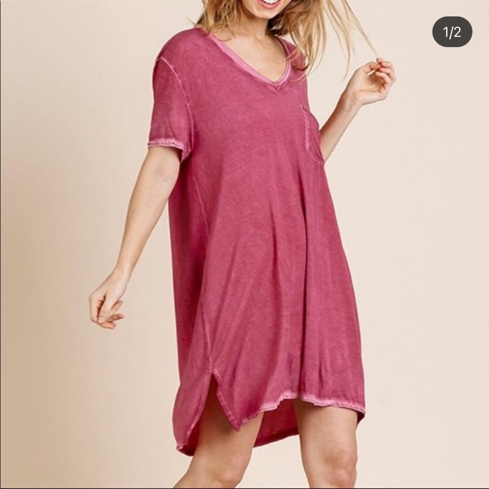 Strawberry t shirt dress/tunic